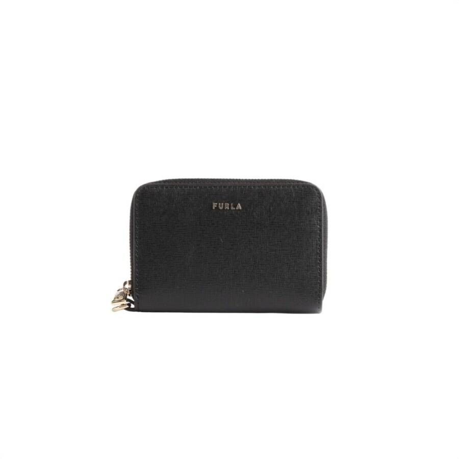 Furla Ritsportemonnees Babylon S Zip Around Cc Zwart