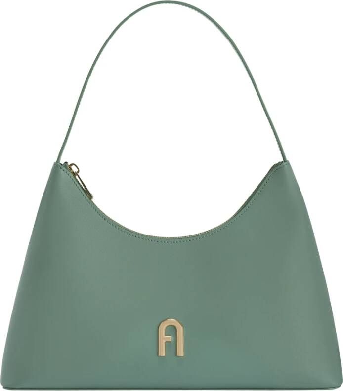 Furla Diamante Shoulder Bag S , Groen, Dames