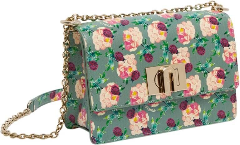 Furla Schoudertassen Groen Dames