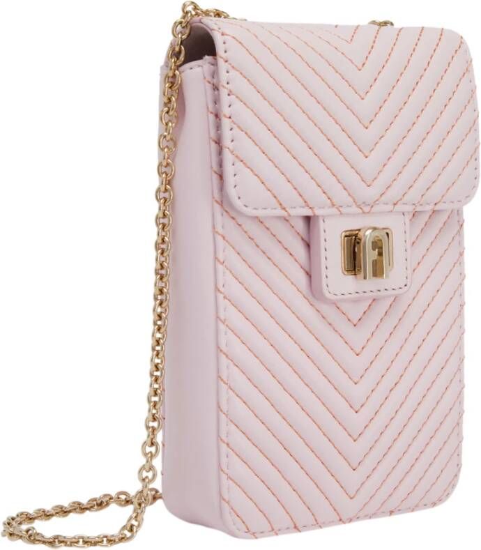 FURLA Pop Star crossbody telefoonhoes van quilted leer