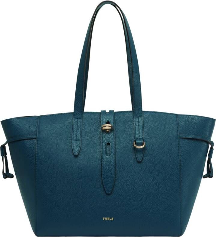 Furla Net Tote Bag M , Blauw, Dames