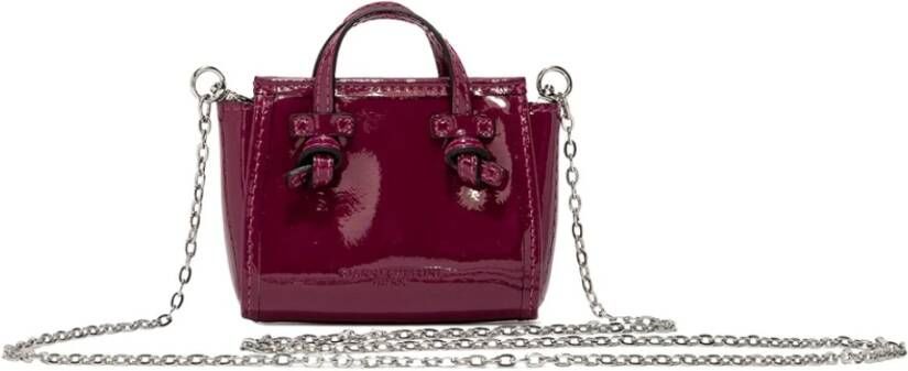 Gianni Chiarini Micro Marcella in leer , Roze, Dames