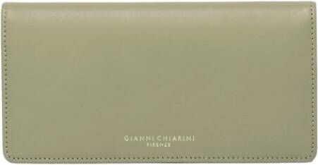 Gianni Chiarini Leren Portemonnee , Groen, Dames