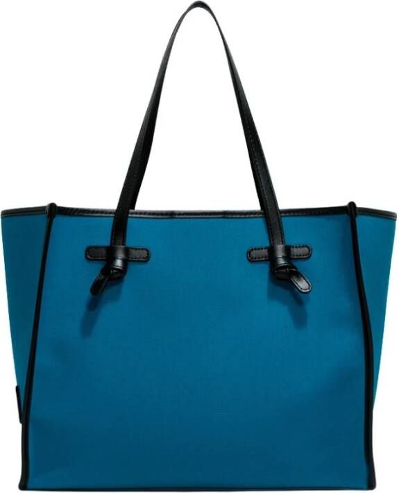 Gianni Chiarini Borsa Tessuto E Pelle , Blauw, Dames