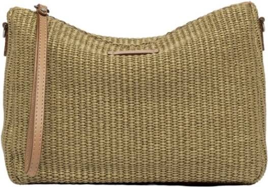 Gianni Chiarini Borsa Pelle E Tessuto , Geel, Dames