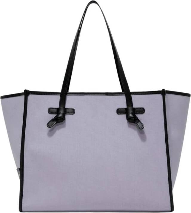 Gianni Chiarini Borsa Tessuto E Pelle , Paars, Dames