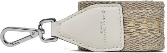 Gianni Chiarini Tracolla Tessuto E Pelle Da , Beige, Dames