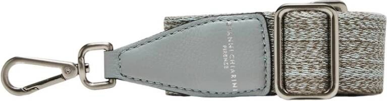Gianni Chiarini Tracolla Nastro E Pelle Da , Blauw, Dames