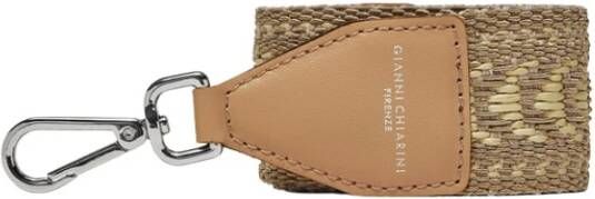 Gianni Chiarini Tracolla Tessuto E Pelle Da , Bruin, Dames