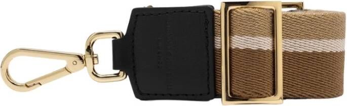 Gianni Chiarini Tracolla Nastro E Pelle , Bruin, Dames