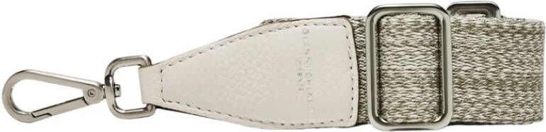 Gianni Chiarini Tracolla Nastro E Pelle Da , Grijs, Dames