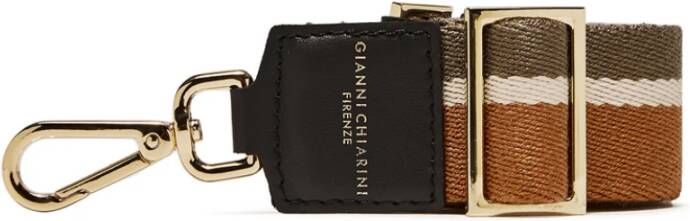 Gianni Chiarini Tracolla Nastro E Pelle , Rood, Dames