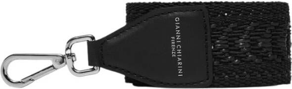 Gianni Chiarini Tracolla Tessuto E Pelle Da , Zwart, Dames