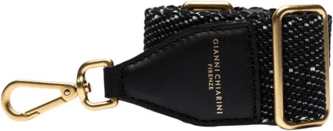 Gianni Chiarini Tracolla Tessuto E Pelle Da , Zwart, Dames