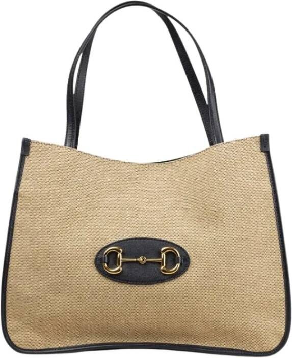 Gucci Vintage Voldoende schoudertassen , Beige, Dames