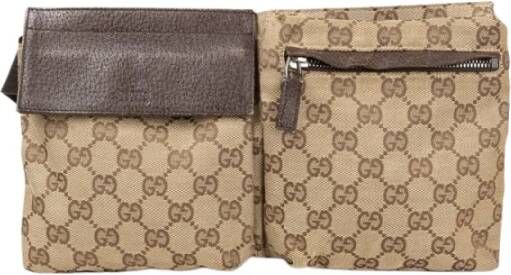 Gucci Vintage Voldoende riemtassen , Beige, Heren