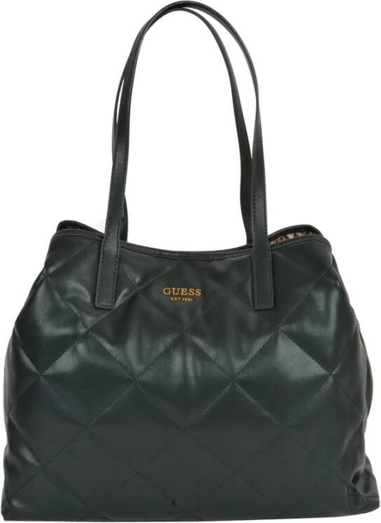 Guess Vikky Large schoudertas met uitneembaar etui en quilt patroon