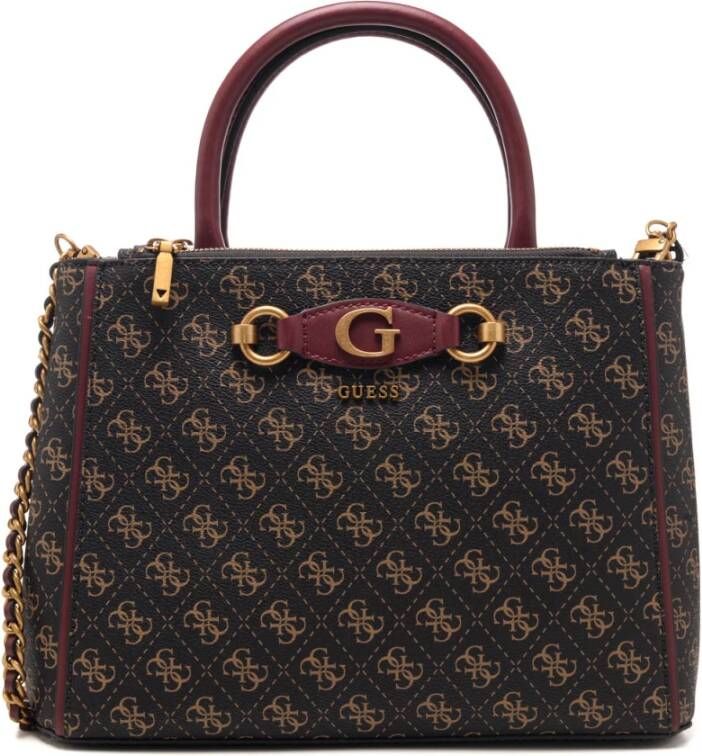 Guess Izzy Status Satchel coal logo Damestas