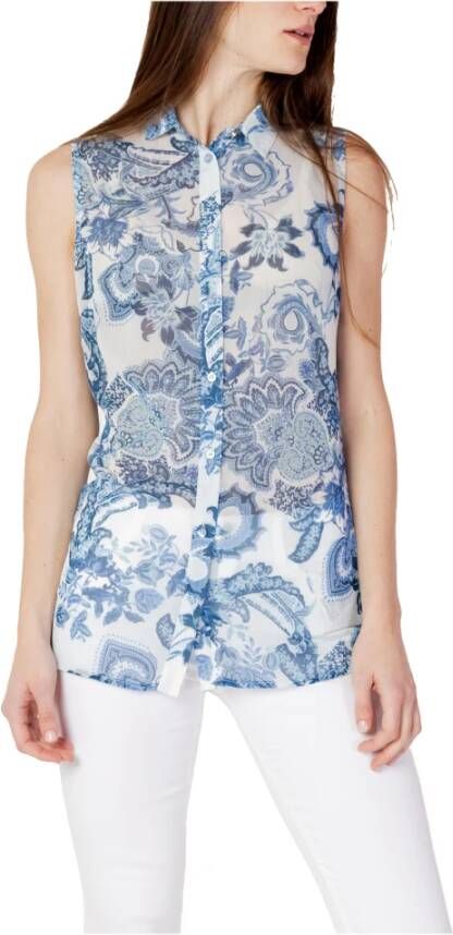 Guess Longsleeve shirts Blauw Dames