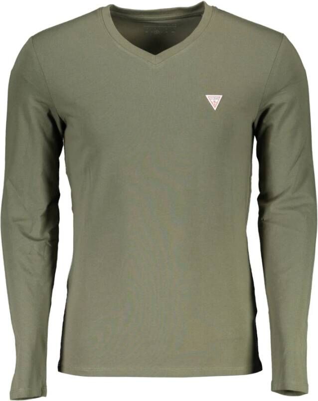 Guess T shirts print Groen Heren