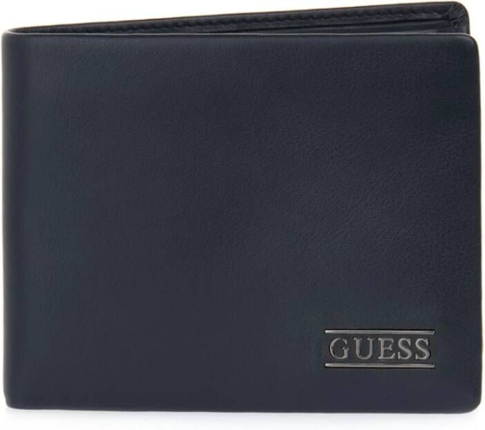 Guess Portemonnee/kaarthouder , Blauw, Dames