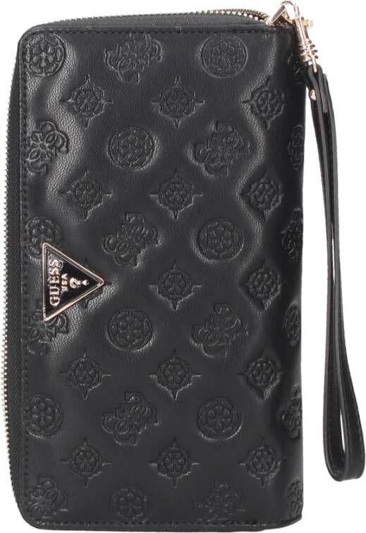 Guess Portemonnee/kaarthouder , Zwart, Dames