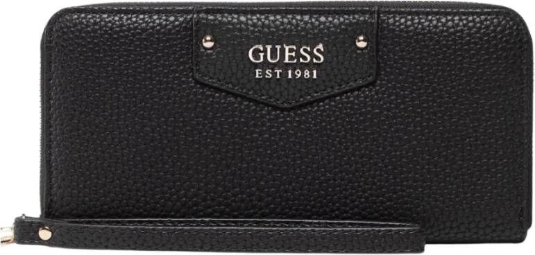 Guess Portemonnee/kaarthouder , Zwart, Dames