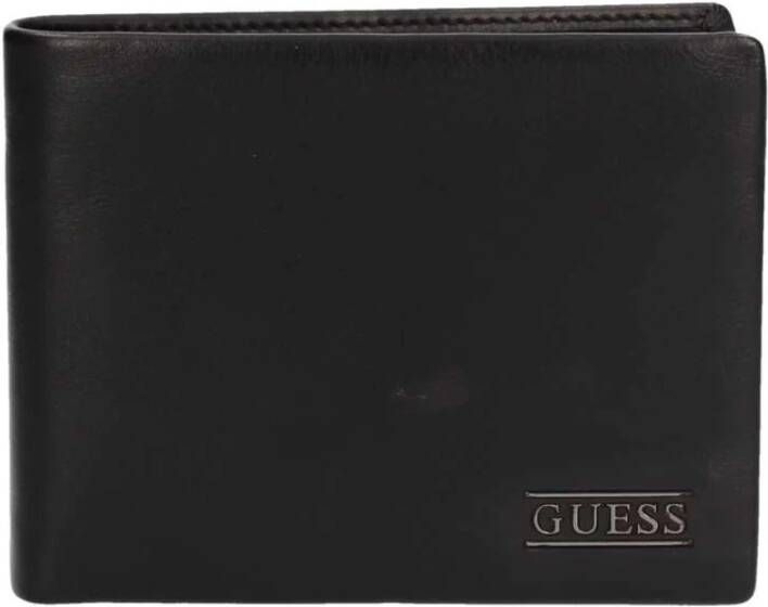 Guess Portemonnee/kaarthouder , Zwart, Heren