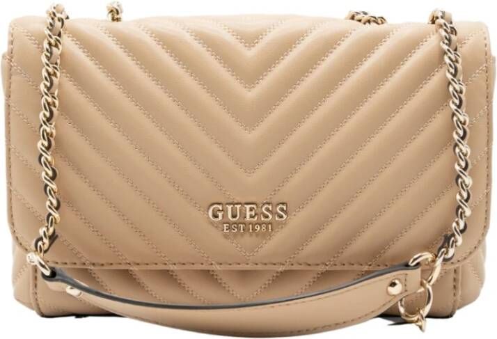 Guess Schoudertassen Beige Dames