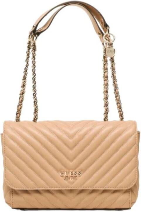 Guess Keillah Convertible Xbody Flap beige Damestas