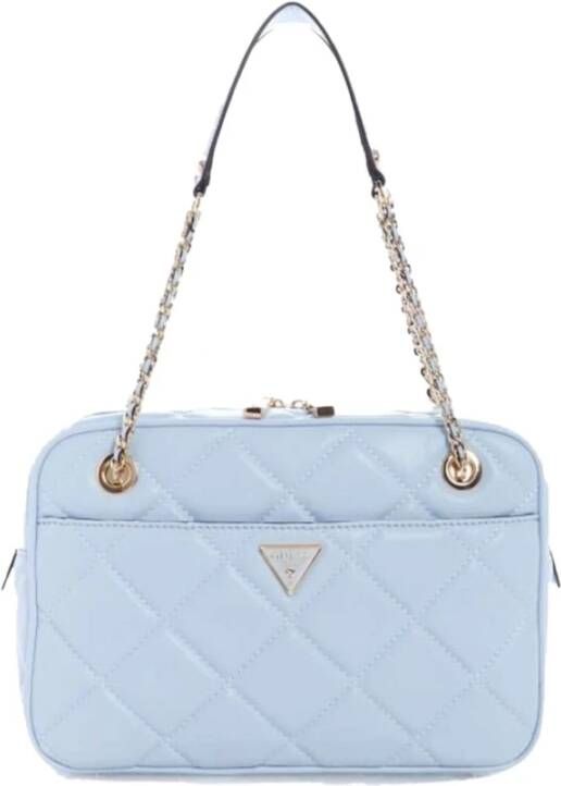 Guess Borsa A Spalla Cessily , Blauw, Dames