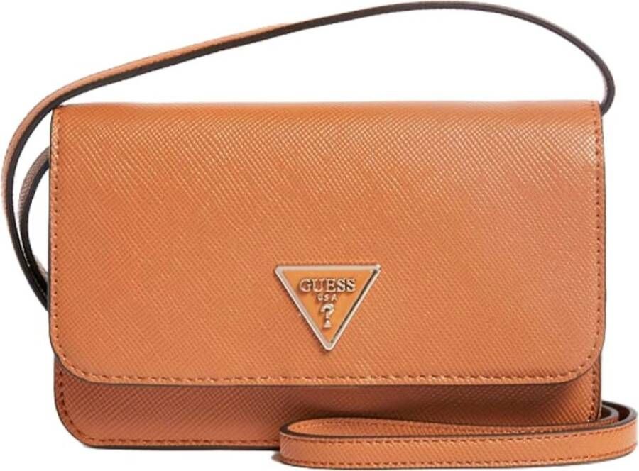 Guess Schoudertassen Bruin Dames