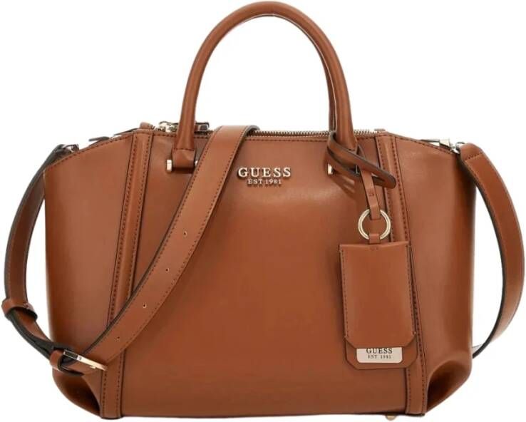 Guess Schoudertassen Bruin Dames