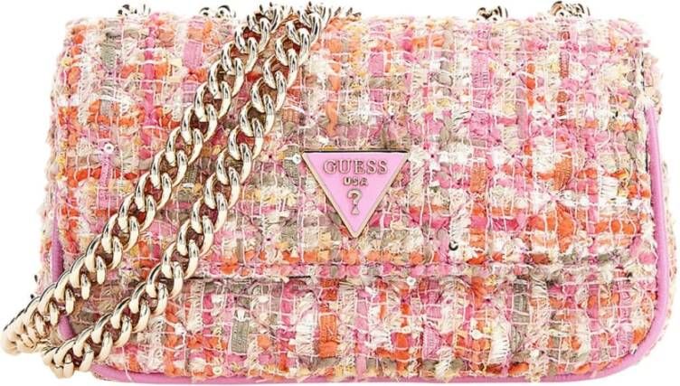 Guess 4G Metal Logo Backcover voor de Samsung Galaxy S25 - Roze
