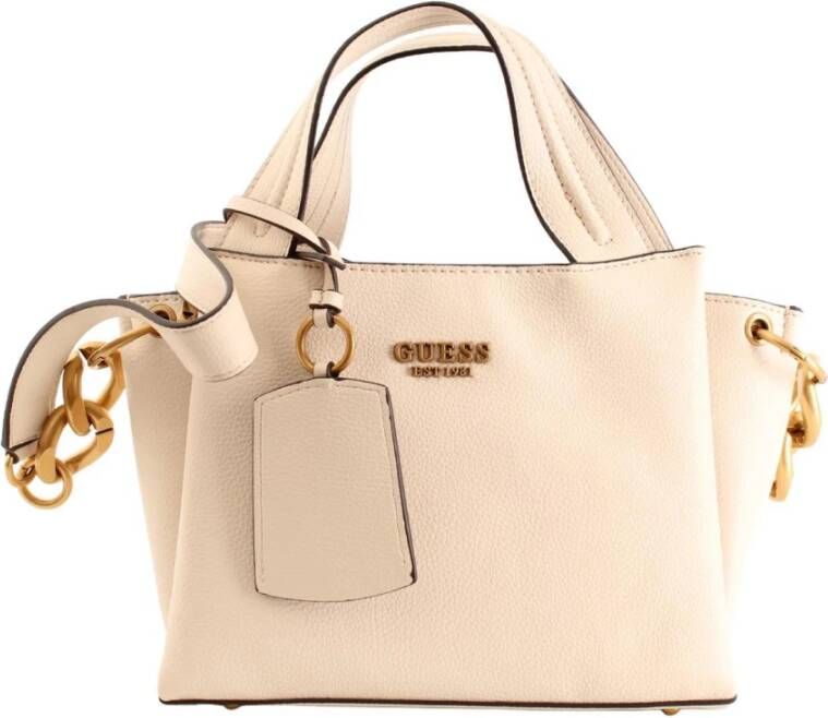 Guess Witte Handtas Zed Small Girlfriend Carryall