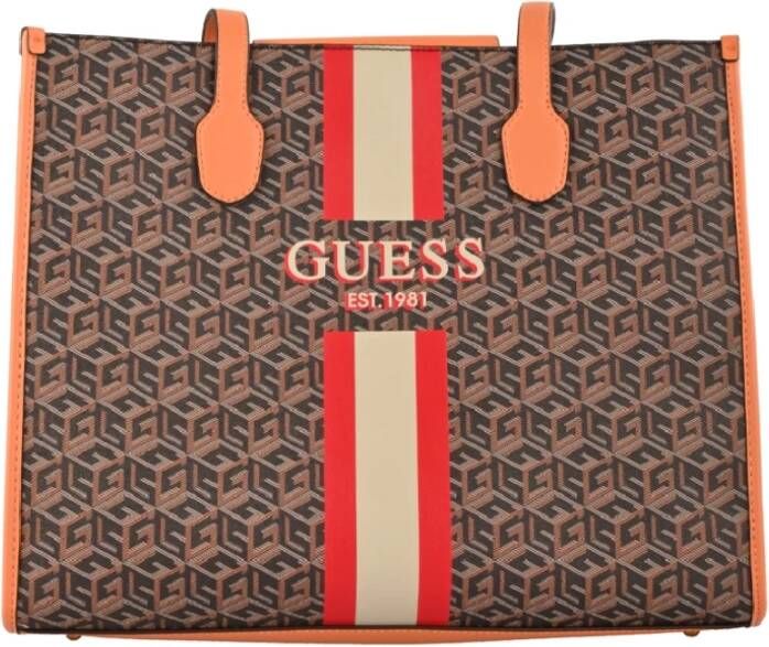 Guess Schoudertassen Bruin Dames