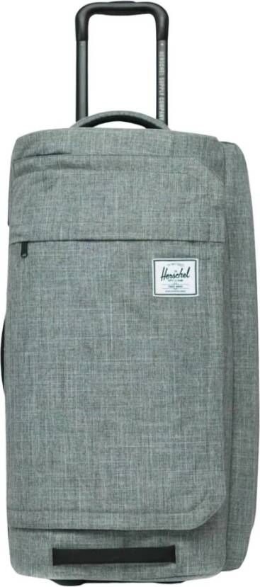 Herschel Supply Co. Wheelie Outfitter 50L Reistas raven crosshatch Handbagage koffer Trolley