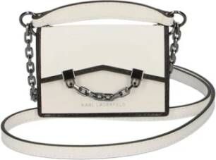 Karl Lagerfeld Kruis lichaamstassen , Wit, Dames