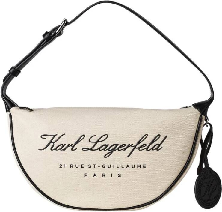 Karl Lagerfeld Hand en schoudertas , Wit, Dames