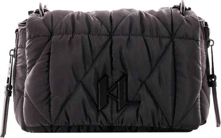 Karl Lagerfeld Bolso nylon schoudertas , Zwart, Dames