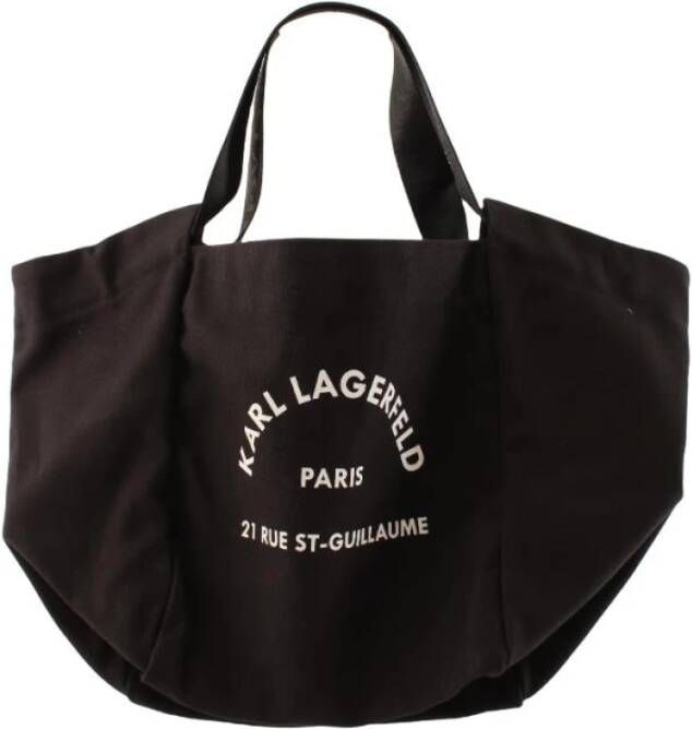 Karl Lagerfeld Tote Rue St Guillaume Bag , Zwart, Dames