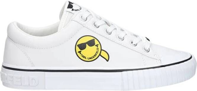 Karl Lagerfeld Witte Gympen , Wit, Dames