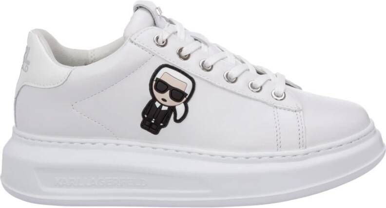 Karl Lagerfeld Buty Sneakersy Z Ikoną , Wit, Dames