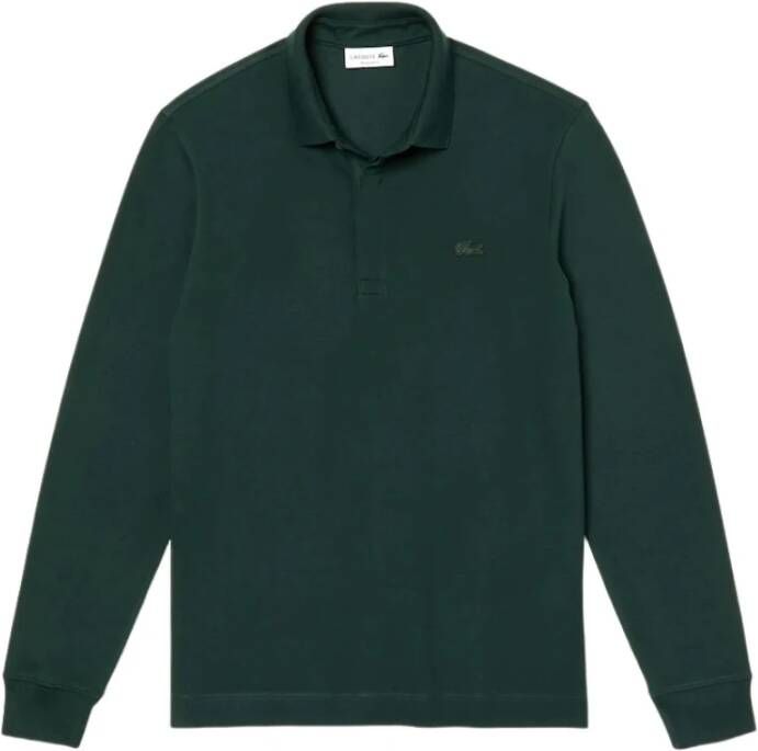 Lacoste Paris Polo Long Sleeve Regular Fit Sinople Green , Groen, Heren