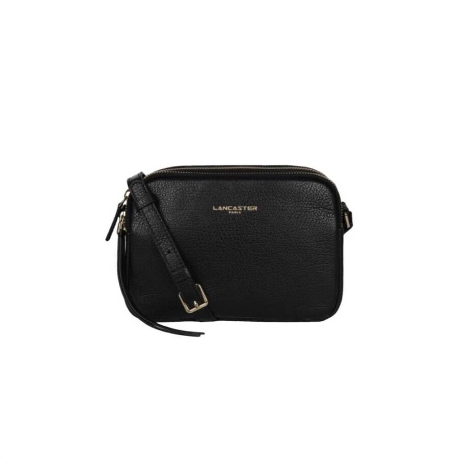 Lancaster Dune kleine schouder twee ritssluiting , Zwart, Dames