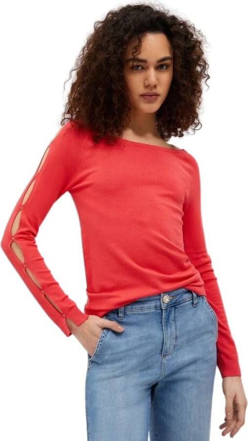 Liu Jo Sweatshirts Hoodies , Rood, Dames