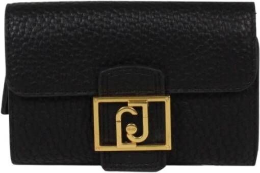 Liu Jo Tri fold portemonnees Entusiasta Wallet Zwart