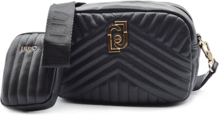 Liu Jo ECS M Camera Case schoudertas , Zwart, Dames