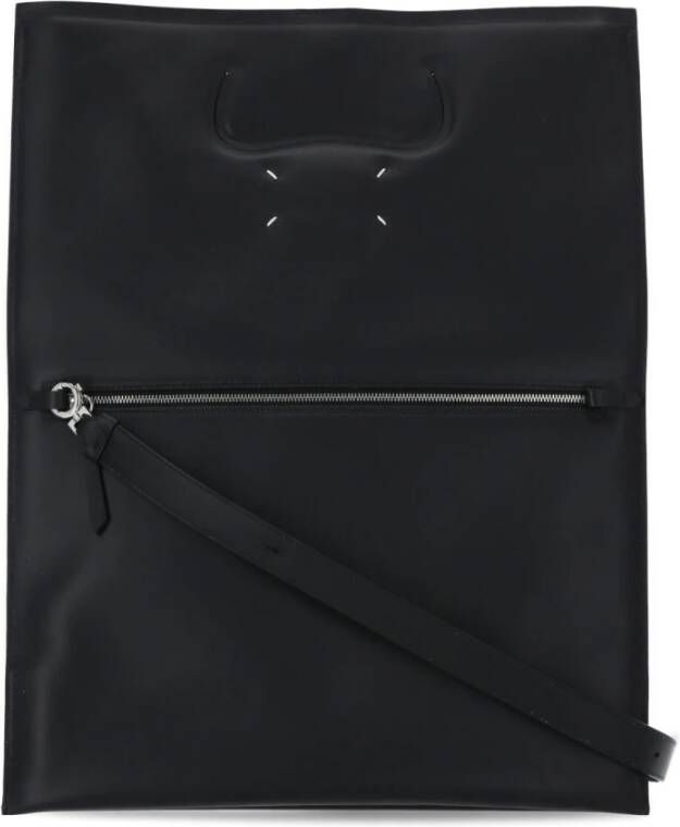 Maison Margiela Kruis lichaamstassen , Zwart, Heren