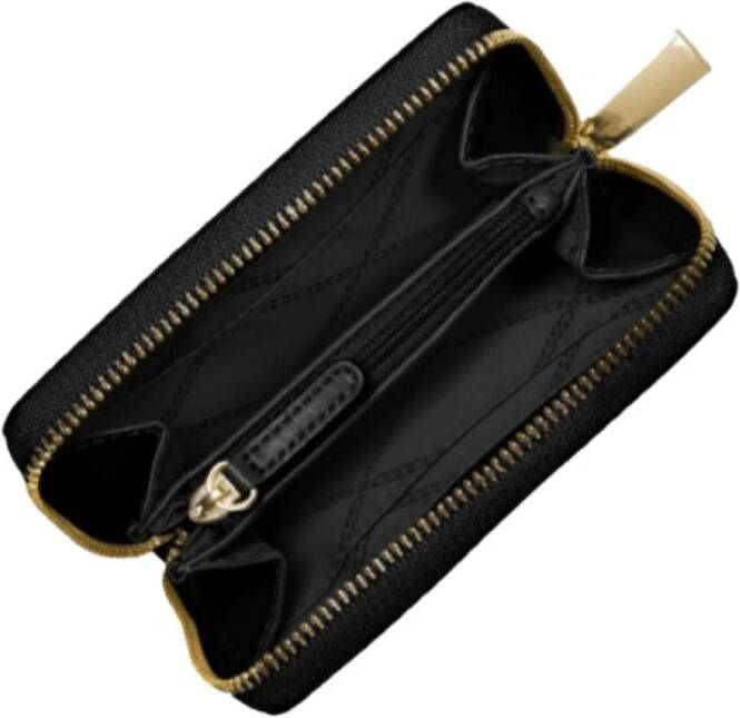 Michael Kors Ritsportemonnees Jet Set Small Za Coin Card Case Zwart